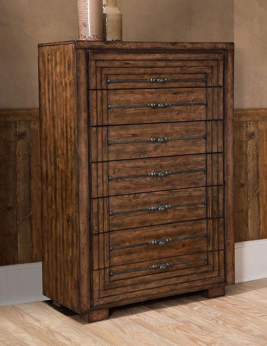 Aico Carrollton Drawer Chest in Rustic Ranch - Bargain Furniture (Detroit, MI)