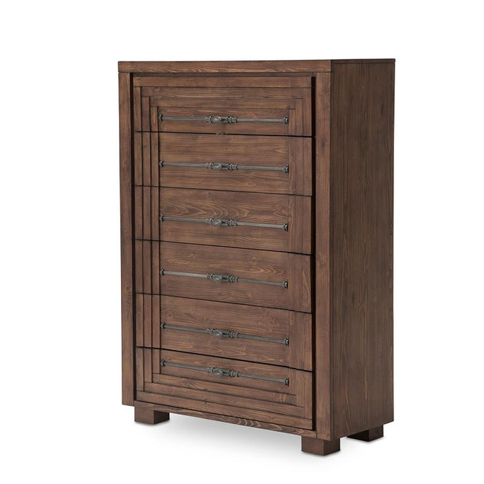 Aico Carrollton Drawer Chest in Rustic Ranch - Bargain Furniture (Detroit, MI)