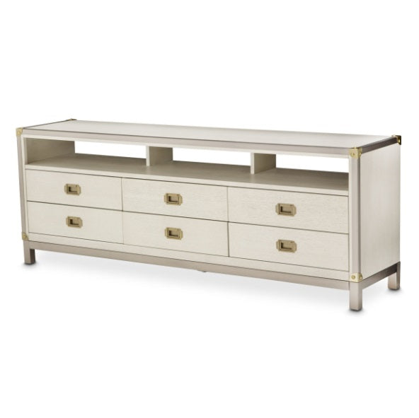 AICO Furniture Menlo Station TV Console in Eucalyptus - Bargain Furniture (Detroit, MI)
