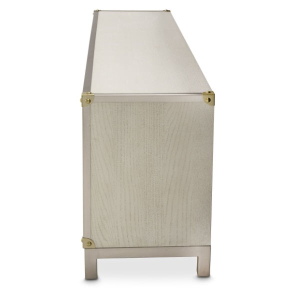 AICO Furniture Menlo Station TV Console in Eucalyptus - Bargain Furniture (Detroit, MI)
