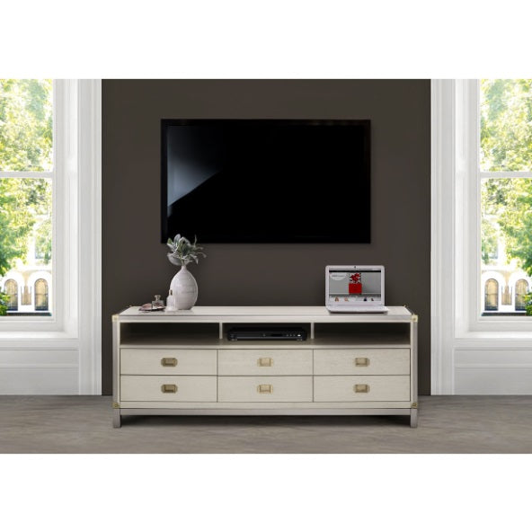 AICO Furniture Menlo Station TV Console in Eucalyptus - Bargain Furniture (Detroit, MI)