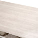 AICO Marin Double Pedestal Table in Greige - Bargain Furniture (Detroit, MI)