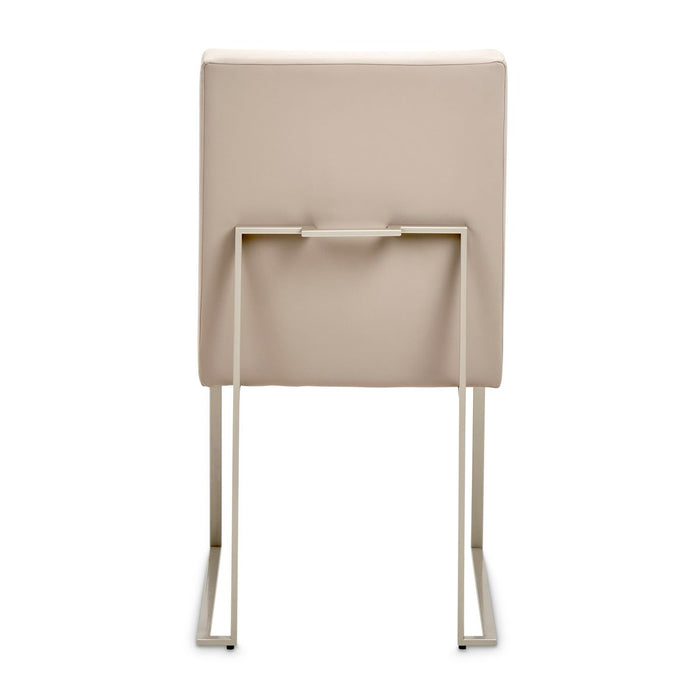AICO Marin Side Chair (Set of 2) in Greige - Bargain Furniture (Detroit, MI)
