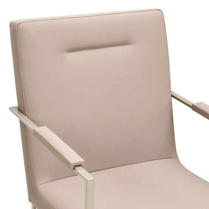 AICO Marin Arm Chair (Set of 2) in Greige - Bargain Furniture (Detroit, MI)