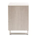 AICO Marin Nightstand in Greige - Bargain Furniture (Detroit, MI)