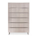 AICO Marin 6-Drawer Chest in Greige - Bargain Furniture (Detroit, MI)