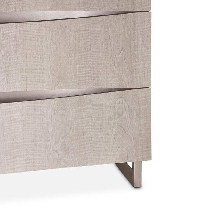 AICO Marin 6-Drawer Chest in Greige - Bargain Furniture (Detroit, MI)