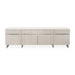 AICO Marin Media Cabinet in Greige - Bargain Furniture (Detroit, MI)
