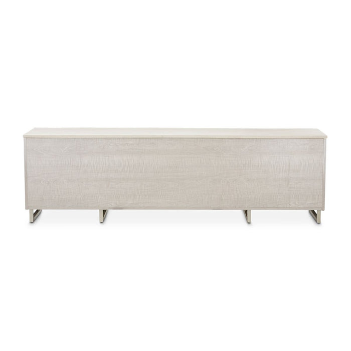 AICO Marin Media Cabinet in Greige - Bargain Furniture (Detroit, MI)