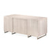 AICO Marin Desk in Greige - Bargain Furniture (Detroit, MI)