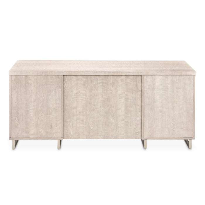 AICO Marin Desk in Greige - Bargain Furniture (Detroit, MI)