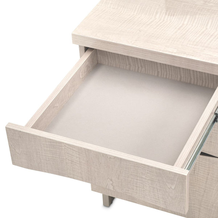 AICO Marin Desk in Greige - Bargain Furniture (Detroit, MI)