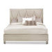 AICO Marin Queen Panel Bed in Greige - Bargain Furniture (Detroit, MI)