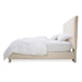 AICO Furniture Emerson King Upholstered Bed in Powder - Bargain Furniture (Detroit, MI)