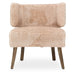 AICO Furniture A La Carte HalfMoon Curved Back Chair in Boardwalk - Bargain Furniture (Detroit, MI)