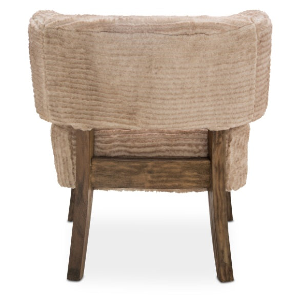 AICO Furniture A La Carte HalfMoon Curved Back Chair in Boardwalk - Bargain Furniture (Detroit, MI)