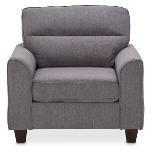 AICO Furniture A La Carte Millenial Chair in Graphite - Bargain Furniture (Detroit, MI)