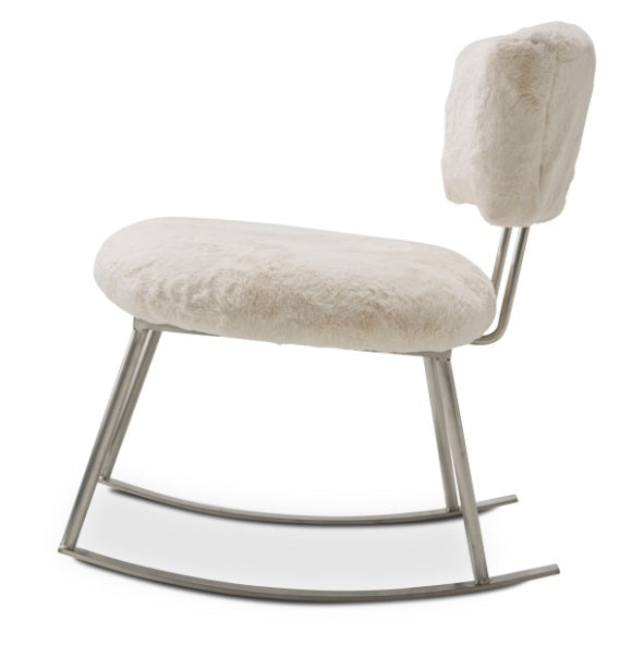AICO Furniture A La Carte Pebble Beach Rocker Chair in Powder - Bargain Furniture (Detroit, MI)