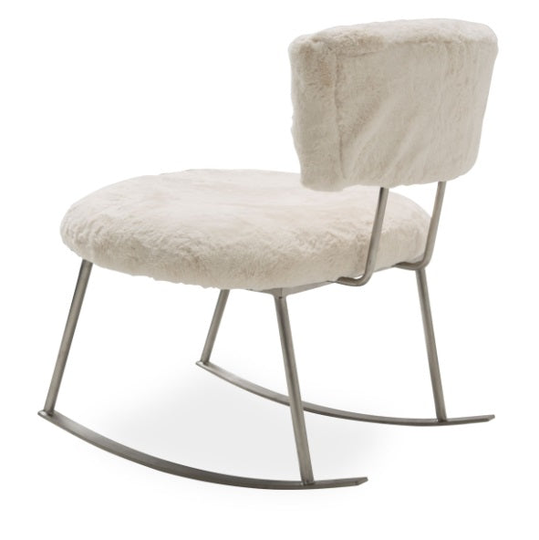 AICO Furniture A La Carte Pebble Beach Rocker Chair in Powder - Bargain Furniture (Detroit, MI)