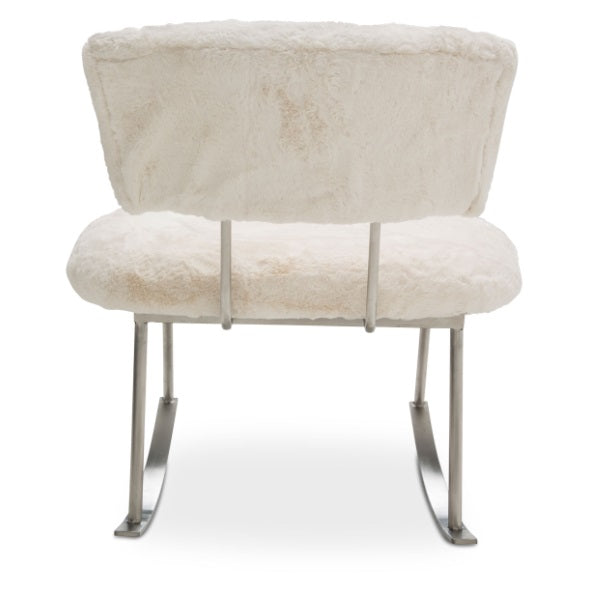 AICO Furniture A La Carte Pebble Beach Rocker Chair in Powder - Bargain Furniture (Detroit, MI)