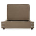 AICO Furniture Penninsula Queen Upholstered Bed in Khaki - Bargain Furniture (Detroit, MI)