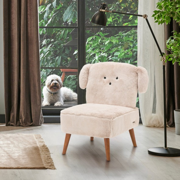 AICO Furniture A La Carte Puppy Armless Chair in Capri - Bargain Furniture (Detroit, MI)
