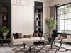 AICO La Francaise Mansion Sofa in Cafe/Black - Bargain Furniture (Detroit, MI)