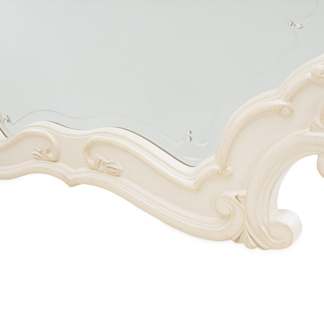AICO Lavelle Dresser Mirror in Classic Pearl - Bargain Furniture (Detroit, MI)