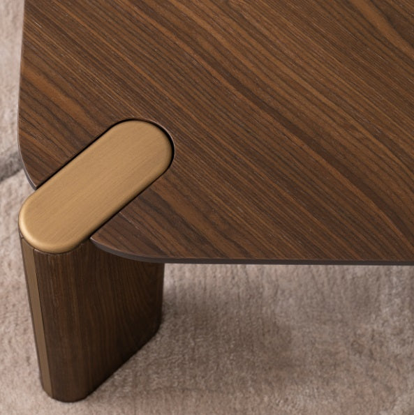 AICO Furniture Amora Cocktail Table in Eggshell Walnut - Bargain Furniture (Detroit, MI)