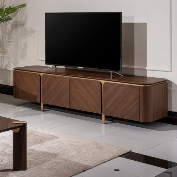 AICO Furniture Amora Cocktail Table in Eggshell Walnut - Bargain Furniture (Detroit, MI)