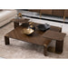 AICO Furniture Amora Cocktail Table in Eggshell Walnut - Bargain Furniture (Detroit, MI)