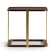 AICO Furniture Amora Side Table in Eggshell Walnut - Bargain Furniture (Detroit, MI)