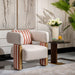 AICO Furniture Amora Chair Ash in Eggshell Walnut - Bargain Furniture (Detroit, MI)