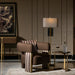 AICO Furniture Amora Chair Brown in Eggshell Walnut - Bargain Furniture (Detroit, MI)