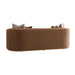 AICO Furniture Ariana Sofa in Caramel Gold - Bargain Furniture (Detroit, MI)