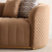 AICO Furniture Ariana Sofa in Caramel Gold - Bargain Furniture (Detroit, MI)