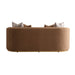 AICO Furniture Ariana Loveseat in Caramel Gold - Bargain Furniture (Detroit, MI)