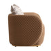 AICO Furniture Ariana Chair in Caramel Gold - Bargain Furniture (Detroit, MI)