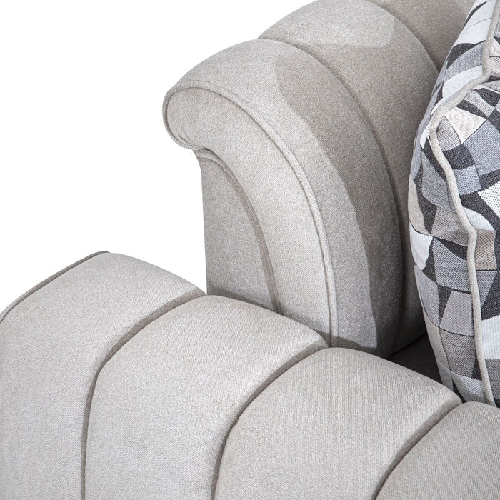 AICO Balboa Sofa in Warm Walnut - Bargain Furniture (Detroit, MI)