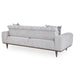 AICO Balboa Sofa in Warm Walnut - Bargain Furniture (Detroit, MI)