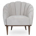 AICO Balboa Accent Chair in Warm Walnut - Bargain Furniture (Detroit, MI)