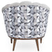 AICO Balboa Accent Chair in Warm Walnut - Bargain Furniture (Detroit, MI)