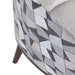 AICO Balboa Accent Chair in Warm Walnut - Bargain Furniture (Detroit, MI)