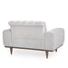 AICO Balboa Chair And A Half in Warm Walnut - Bargain Furniture (Detroit, MI)