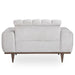 AICO Balboa Chair And A Half in Warm Walnut - Bargain Furniture (Detroit, MI)