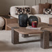 AICO Furniture Bristol Point Large Cocktail Table in Saddle Brown - Bargain Furniture (Detroit, MI)