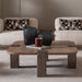 AICO Furniture Bristol Point Large Cocktail Table in Saddle Brown - Bargain Furniture (Detroit, MI)
