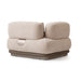 AICO Furniture Bristol Point LAF Chair in Saddle Brown - Bargain Furniture (Detroit, MI)