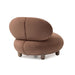 AICO Furniture Bristol Point Accent Chair in Saddle Brown - Bargain Furniture (Detroit, MI)
