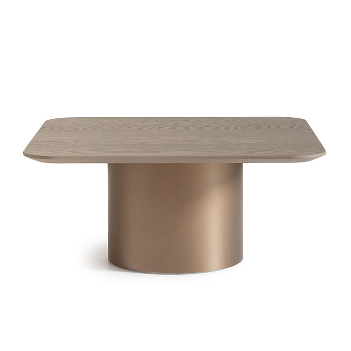 AICO Canberra Tall Cocktail Table in Brown - Bargain Furniture (Detroit, MI)